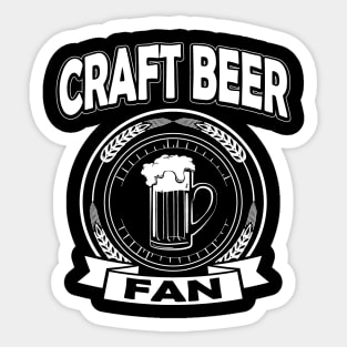 Craft beer fan Sticker